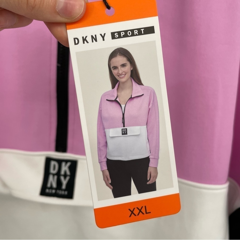 NEW! DKNY Pink Sweatshirt - Picture 11 of 15